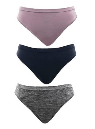 Imagem de Kit/3 Calcinha Biquíni Trifil C04404 Sem Costura Microfibra T. P/1XG