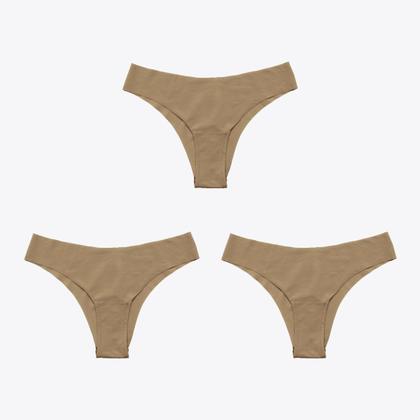 Imagem de Kit 3 Calcinhas Biquíni em Microfibra Hope 34850