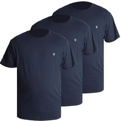 Imagem de Kit 3 Camiseta Plus Size Over G1,G2,G3,G4 100% Algodão Premium