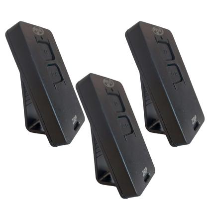 Imagem de Kit 3 Controles Zap Pop Ppa Portão Automatico Rolante Code Learn 433,92