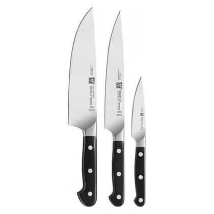 Imagem de Kit 3 Facas 3 (Chef/Carne/Legumes) Pro - Zwilling