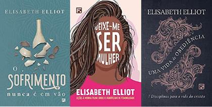 Imagem de KIT 3 LIVROS ELISABETH ELLIOT O sofrimento nunca é em vão + Deixe-me ser mulher + Uma vida de obediência