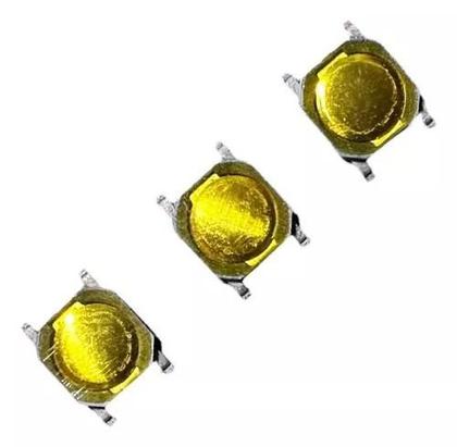 Imagem de Kit 3 Micro Botao Para Chave Gol Fox Jetta Up Amarok Saveiro