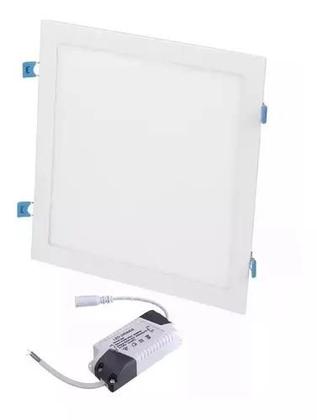 Imagem de  KIT 3 Painel Plafon Led 24w embutir Quadrado  Branco Frio  6000k