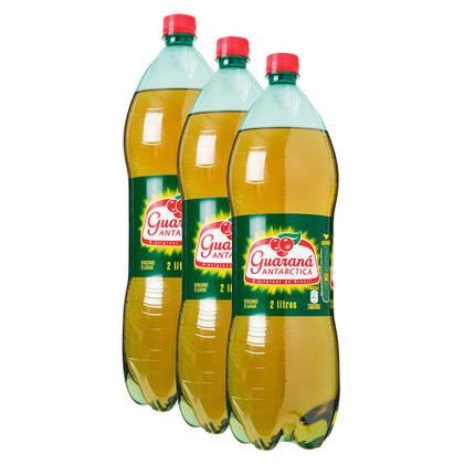 Imagem de Kit 3 Refrigerante Guaraná Antarctica Pet 2 Litros