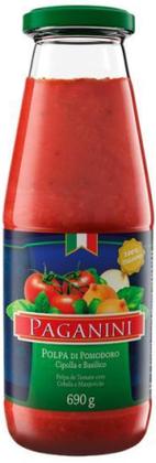 Imagem de Kit 3X: Polpa De Tomate Com Manjericão Paganini 690G
