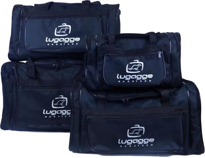 Imagem de Kit 4 Bolsa Viagem Pequena Media Grande Extra Grande Preto