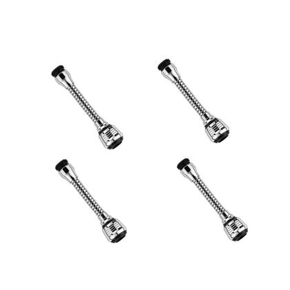Imagem de Kit 4 Extensor De Torneira Cabo Flexível Movimento 360º 