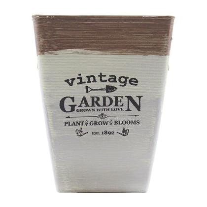 Imagem de Kit 4 Mini Vasos De Planta Cachepot Estampados Decorados 16cm