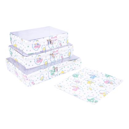 Imagem de Kit 4 Pçs Organizador de Mala Impermeável com Visor e Zíper