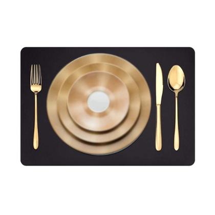 Imagem de Kit 4 Peças Jogo Americano Mesa Posta Sousplat Retangular