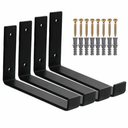 Imagem de Kit 4 Peças Mão Francesa Invertida 20cm Ferro Resistente