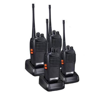 Imagem de Kit 4 Radio Ht 777s Comunicador Profissional Uhf 16 Canais Original 4 Walkie Talkie Com Fone Nf