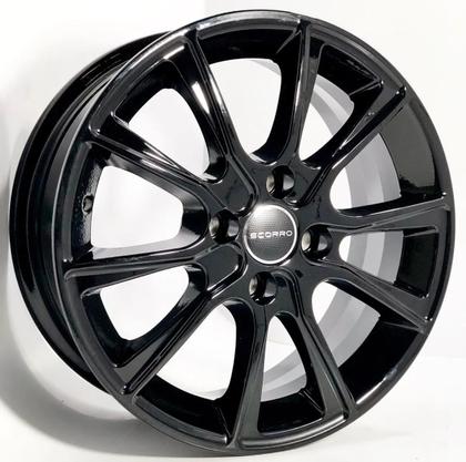 Imagem de Kit 4 Rodas Esportiva Aro 15 4x100 Gol Voyage Onix Prisma Black Scorro S220
