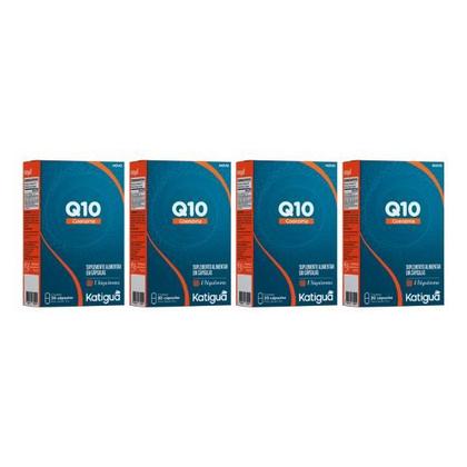 Imagem de Kit 4 Vitaminas Coenzima Q10 50mg Com 30 Capsulas - Katigua