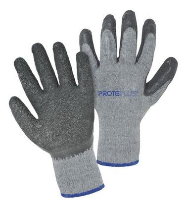 Imagem de Kit 48x Luvas De Algodão Segurança Com Latex Antiderrapante