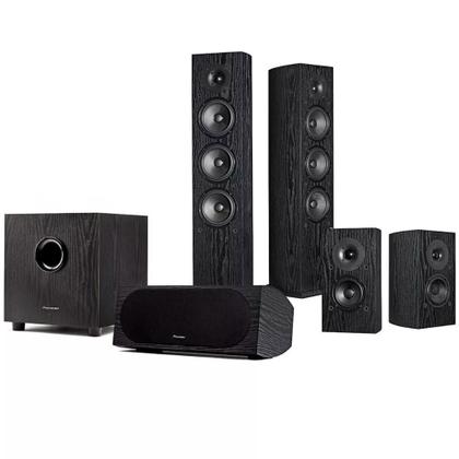 Kit 5.1ch Pioneer 2x SP-FS52 + 2x SP-BS22 + SP-C22 + SW-8MK2