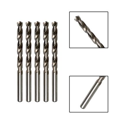 Imagem de Kit 5 Brocas Paralelas Aço Rápido HSS 9,5mm