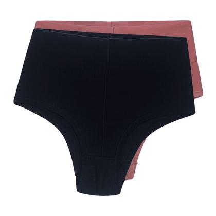 Imagem de Kit 5 Calcinha Cós Alto De Alta Compressão Pós Parto Feminina