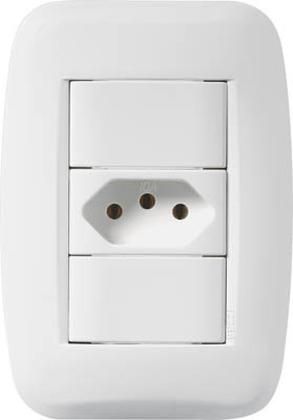 Imagem de Kit 5 conjunto 1 tomada 10a 250v pezzi classica 50000