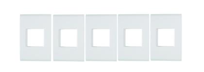 Imagem de Kit 5 Placa 4x2 2 Postos Juntos Branca Liz - Tramontina