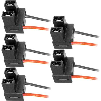 Imagem de Kit 5 Soquetes Lâmpada Encaixe H7 com Chicote Universal