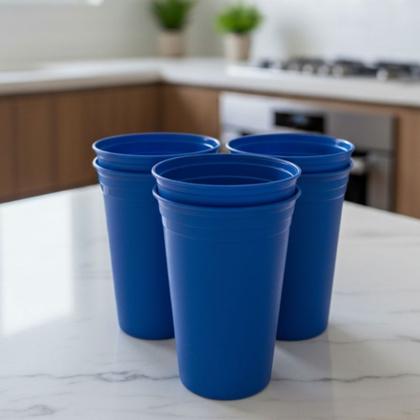 Imagem de Kit 50 unid Copo Plastico Resistente para Festa 300ml - Reutilizavel