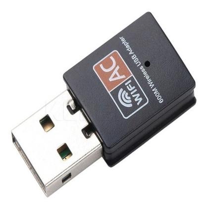 Imagem de Kit 6 Adaptador Receptor Wireless Usb Wi-fi 5ghz Dual Band
