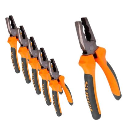 Imagem de Kit 6 Alicate Universal Em Aço Forjado 8 Polegadas Sharkblue