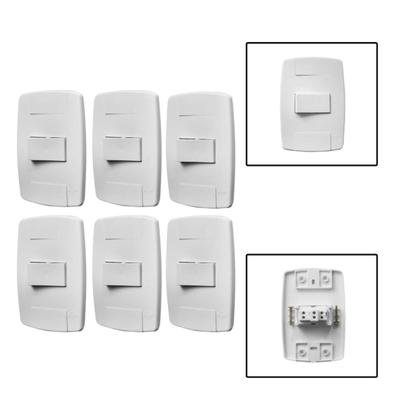Imagem de Kit 6 Conjuntos Interruptores Paralelo 10A 250V