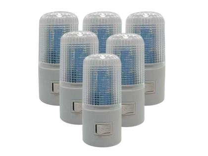 Imagem de Kit 6 Mini Luminária Tomada Abajur Led Iluminação Noturna