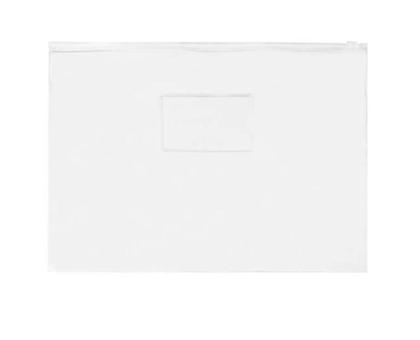 Imagem de KIT 6 Pasta zip porta cartão arquivo  YES cristal documentos