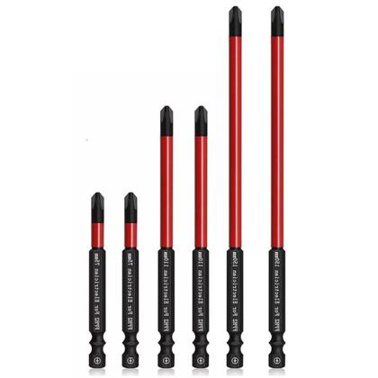 Imagem de Kit 6 peças Ponta Bit Especial Eletricista 75mm + 110mm + 150mm