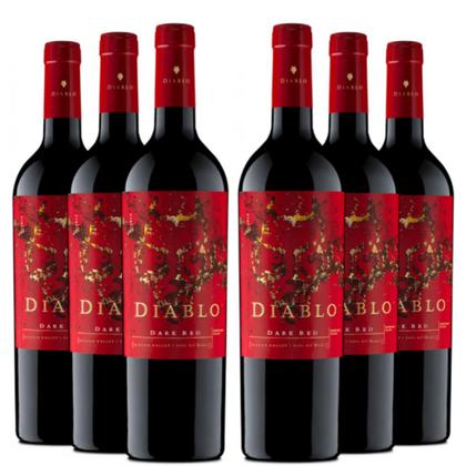 Imagem de KIT 6 Vinho Chileno DIABLO Dark Red, 750ml