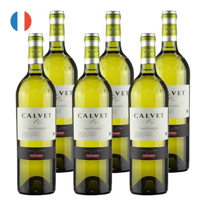 Imagem de Kit 6 Vinhos Calvet Varietals Sauvignon Blanc Branco França 750ml