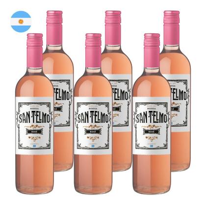 Imagem de Kit 6 Vinhos San Telmo Rosé Argentina 750ml