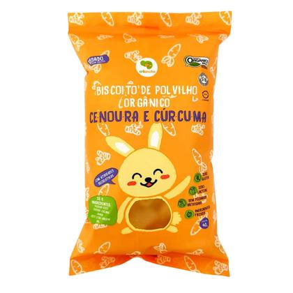 Imagem de Kit 6X: Biscoito Polvilho Cenoura E Cúrcuma Vegano Orgânico