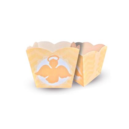 Imagem de kit 8 Cachepo Papel cartonado Decoração Batizado Religioso