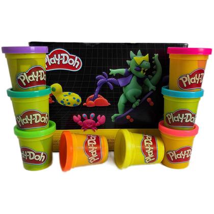 Imagem de Kit 8 Potes Play-Doh De Massinha De Modelar 448g