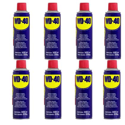 Imagem de Kit 8 Wd-40 Spray Multiuso 300ml Manutenção E Reparos