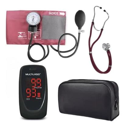 Imagem de Kit Acadêmico Para Enfermagem Premium Com Oxímetro E Estojo