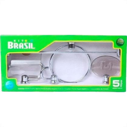 Imagem de Kit Aces.P/Wc Brasil Cr/Fume  5Pc