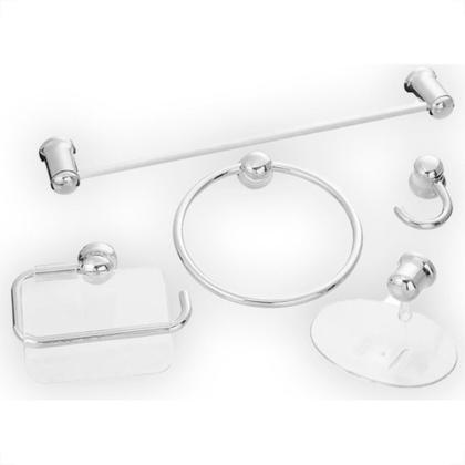 Imagem de Kit Aces.P/Wc Rio Cromado 5Pc