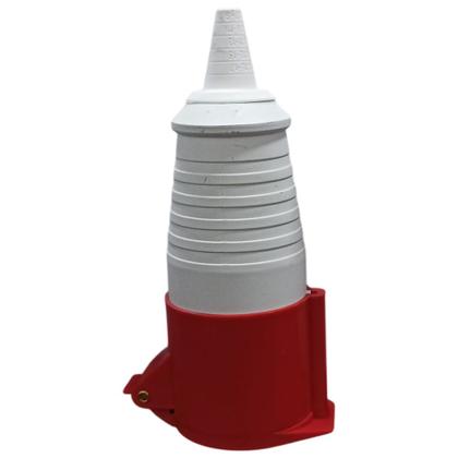 Imagem de Kit Acoplamento 3P+T 32A 380/440V TMI4-32M Vermelho 2 Unidades - MARGIRIUS