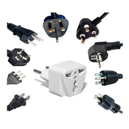 Imagem de Kit Adaptadores Tomada Universal Padrão Europeu Tomada Benjamin Universal Bivolt