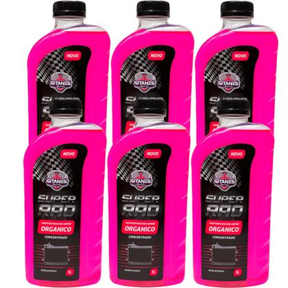 Imagem de Kit Aditivo Protetor Super Rad Orgânico Rosa P/ Radiadores