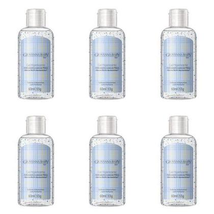 Imagem de Kit  Álcool em Gel Higienizante Giovanna Baby Blue 60ml -  6 unidades