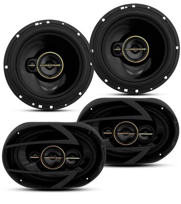 Imagem de Kit Alto Falante Hurricane Aurum 6"+ 6x9" Polegadas 380W RMS