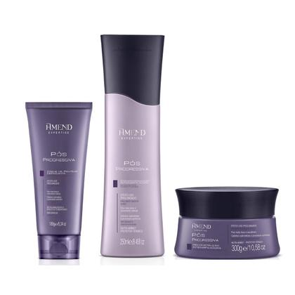 Imagem de Kit Amend Pos Progressiva Expertise Condicionador Mascara E Leave-In