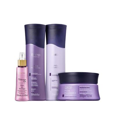 Imagem de Kit Amend Pos Progressiva Millenar Moringa (4 Produtos)